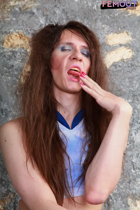Trans Woman Takes Anal and Spreads Her Ass Wide – photo 10 of 16