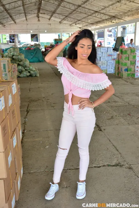 Yamile: Busty Latina Sucks and Rides Her Partner Outdoors – photo 21 of 21