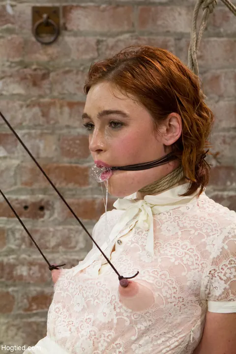 Jodi Taylor: Short-Haired Redhead Gets Toyed in Panties During Bondage – photo 19 of 20