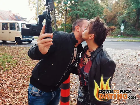 Rubina: Mature Brunette Gets Fucked Doggy Style Outdoors – photo 3 of 20