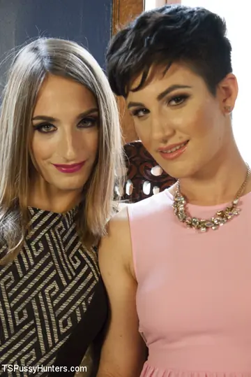 Trans Woman Kisses Partner and Licks Her Pussy