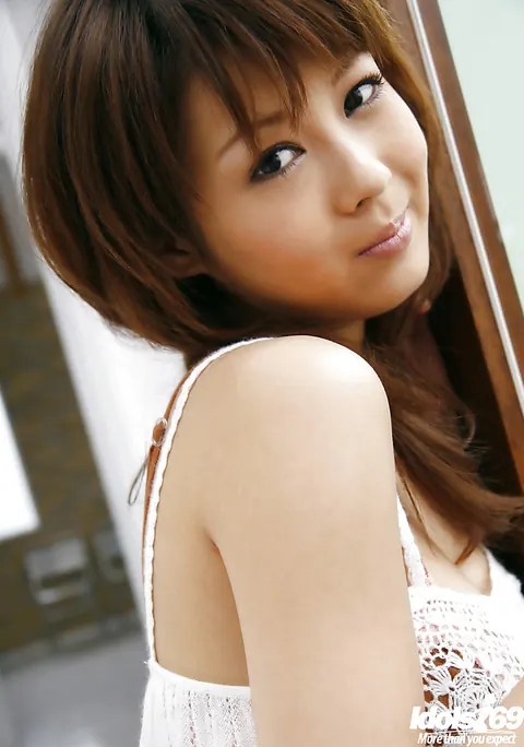 Busty Japanese Babe Strips and Shows Off Her Thick Curves – photo 8 of 16