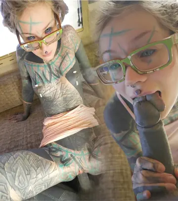 European Brunette in Glasses Takes Anal and Gets a Facial on Her Specs