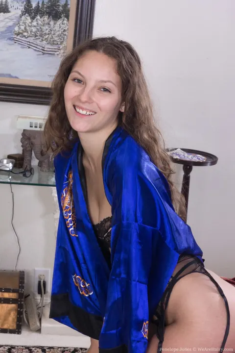 Penelope Jones: Brunette with Small Natural Tits Shows Her Hairy Bush – photo 3 of 21
