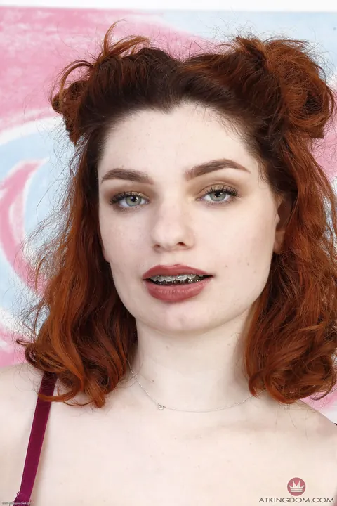 Annabel Redd: Redhead with Big Natural Tits Uses a Dildo on Her Hairy Pussy – photo 2 of 20