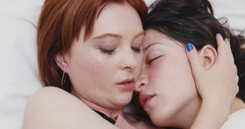 Maisy Taylor: Two European Women Kiss and Embrace – photo 1 of 11