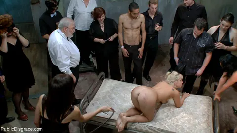 Tara Lynn Foxx: Short-Haired Blonde in Public BDSM Threesome Takes Anal Cowgirl – photo 5 of 21