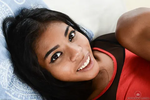 Nia Nacci: Ebony Brunette Shows Her Big Natural Tits and Spreads – photo 10 of 20