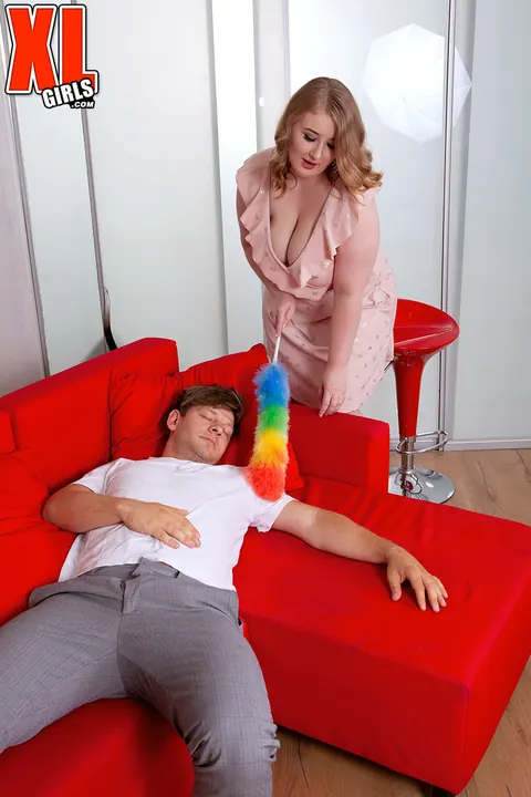Tessa Orlov: BBW Redhead Sucks Cock and Takes It Doggy Style – photo 2 of 16