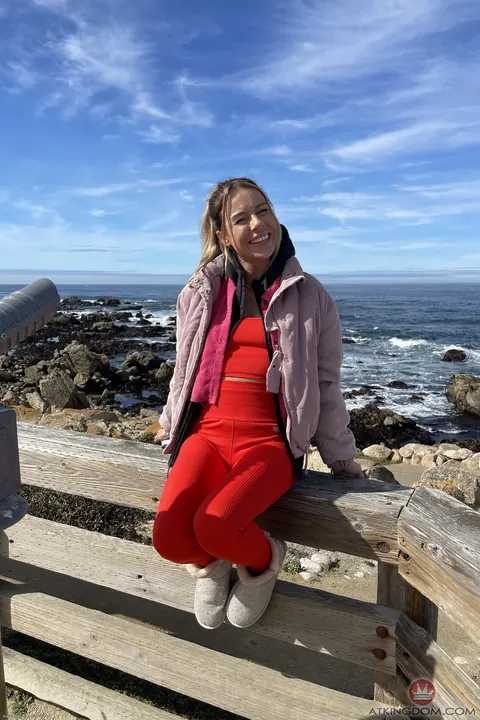 Summer Vixen: Slim Blonde in Glasses and Boots Spreads on the Beach – photo 3 of 21