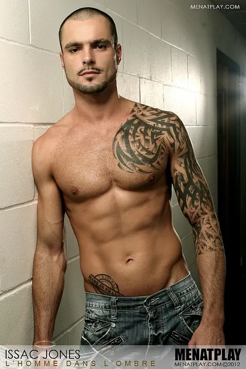 Tattooed Man Strips Nude and Shows His Hard Cock – photo 3 of 14