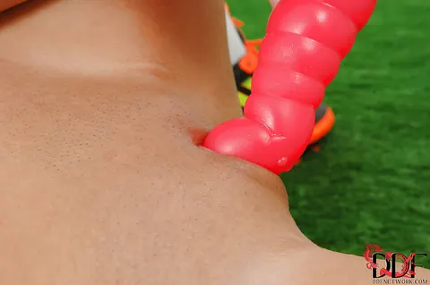 Dana B Chudina: PAWG Strips and Plays with a Dildo in Her Shaved Slit – photo 16 of 16