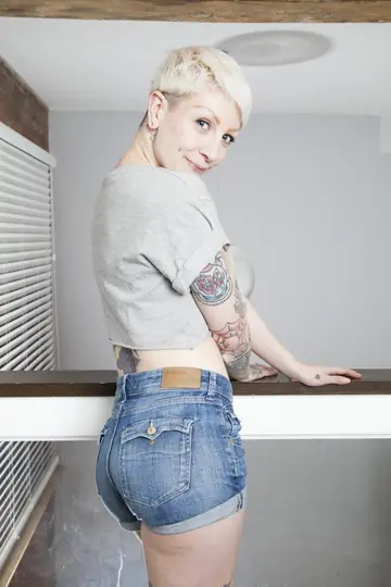 Inked European with Short Hair and Glasses Sucks and Fucks