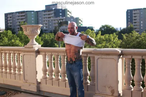 Two Naked Men Pose Outdoors and Show Off Their Bodies – photo 3 of 15