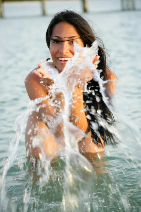 Ruth Medina: Venezuelan Latina Strips Off Her Bikini to Show Her Small Tits on the Beach – photo 10 of 21