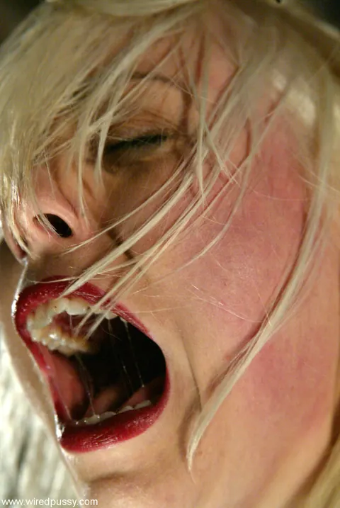 Lorelei Lee: Blonde and Brunette Lesbians Kiss and Use a Dildo in Bondage – photo 11 of 20