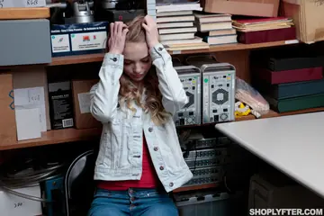 Lana Sharapova – Blonde Russian with Natural Tits Gets Fucked in the Office