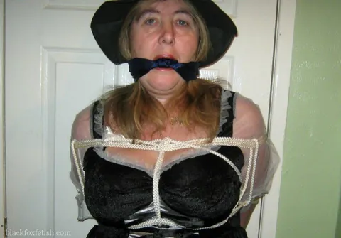 Mature Women in Costumes Bound and Spread in Halloween BDSM Compilation – photo 6 of 16