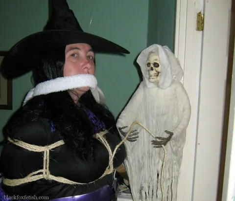 Mature Women in Costumes Bound and Spread in Halloween BDSM Compilation – photo 9 of 16
