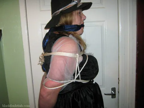 Mature Women in Costumes Bound and Spread in Halloween BDSM Compilation – photo 7 of 16