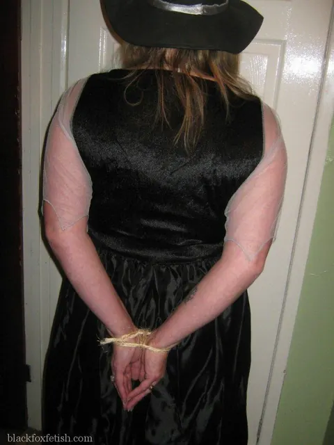 Mature Women in Costumes Bound and Spread in Halloween BDSM Compilation – photo 1 of 16