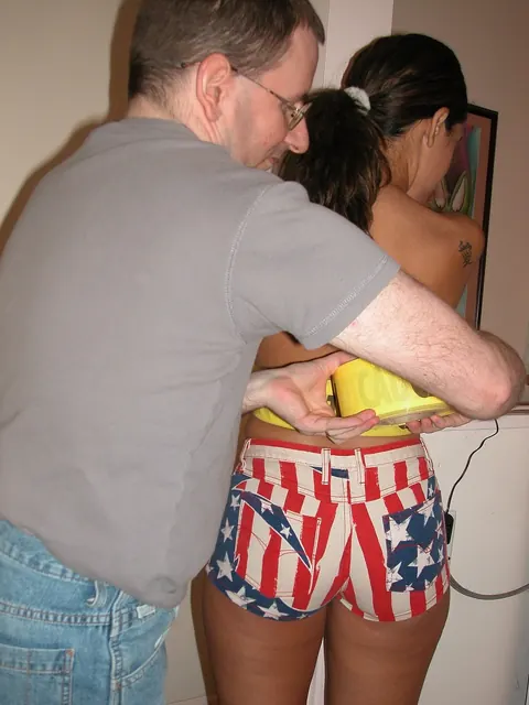 Samantha Love: Thick Latina MILF Uses a Dildo While Clothed – photo 2 of 21
