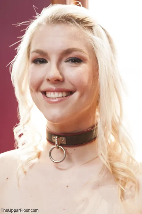 Ella Nova: Blonde and BBW Share a Blowjob and Anal in Bondage Threesome – photo 1 of 21