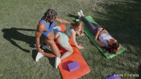 Brandy Renee: Busty Blonde with Short Hair Sucks and Fucks a Black Man Outdoors – photo 5 of 21