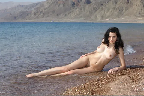 Sandra D: Ukrainian Brunette Strips Nude and Poses to Show Her Natural Tits – photo 14 of 21