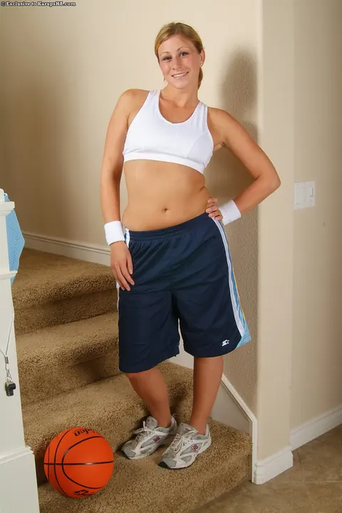 PAWG in Uniform Strips and Spreads at the Gym – photo 5 of 21