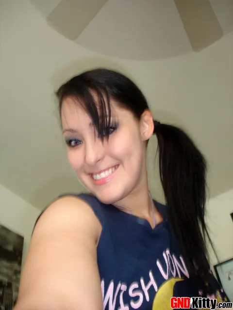 Thick Asian Brunette with Big Tits Spreads in Panties – photo 2 of 12
