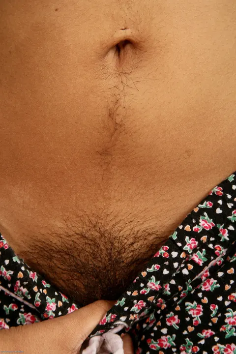 Petite Latina with Short Hair Spreads Her Hairy Pussy – photo 4 of 21