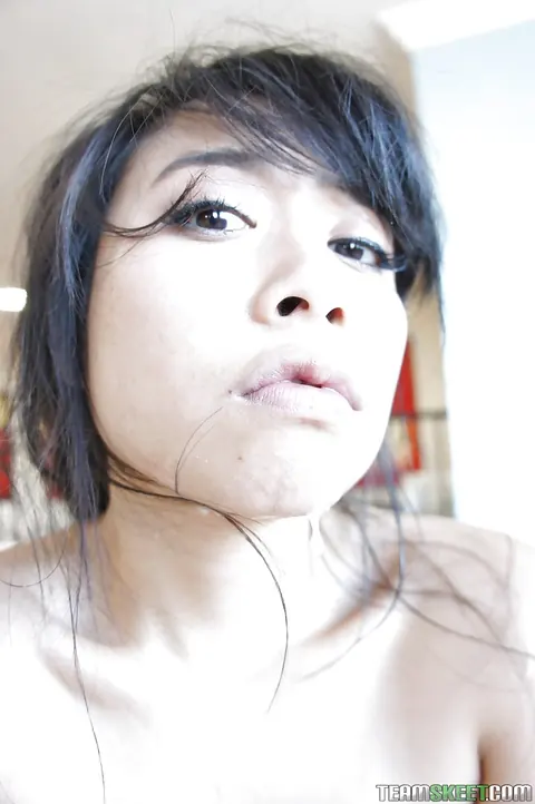 May Lee: Thick Asian Brunette Takes BBC Doggy Style in Interracial Threesome – photo 16 of 16
