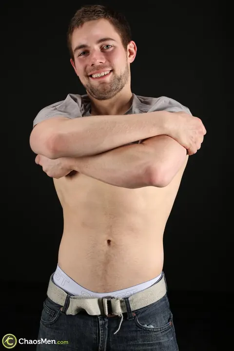 Hairy Man Strokes His Cock in Close-Up – photo 2 of 21