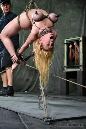 Dee Williams – Busty Tattooed MILF Bound and Fucked with a Dildo in a Dungeon