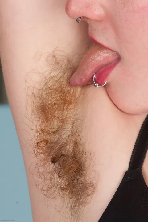 Riki Rocket: Blonde with Small Natural Tits Shows Her Hairy Pussy and Tattoo – photo 7 of 21