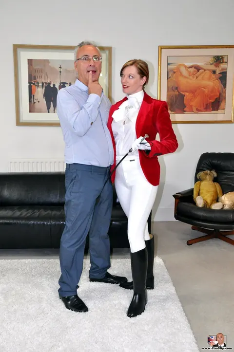 Holly Kiss: Busty British MILF Rides Her Partner's Cock in Costume – photo 10 of 21