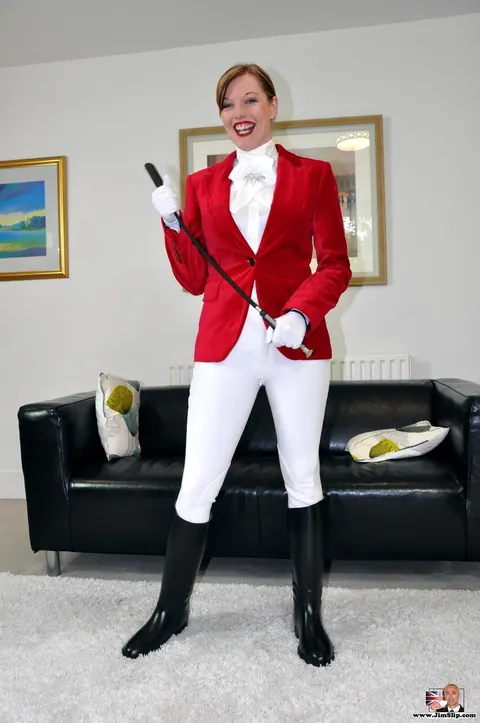 Holly Kiss: Busty British MILF Rides Her Partner's Cock in Costume – photo 2 of 21