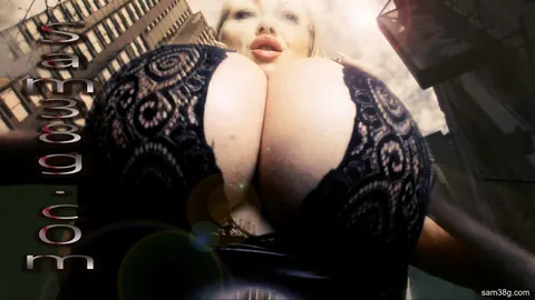 Samantha 38G: Blonde MILF Shows Off Her Big Tits Outdoors – photo 4 of 15