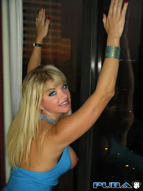 Shyla Stylez: Petite Canadian Blonde MILF Strips and Shows Her Tattooed Body – photo 7 of 21