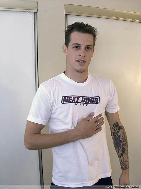 Slim Brunette Twink Strips and Fingers His Ass on the Sofa – photo 8 of 21