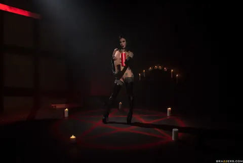 Joanna Angel: Petite Brunette in Latex Takes Anal Toy and Cock – photo 2 of 21