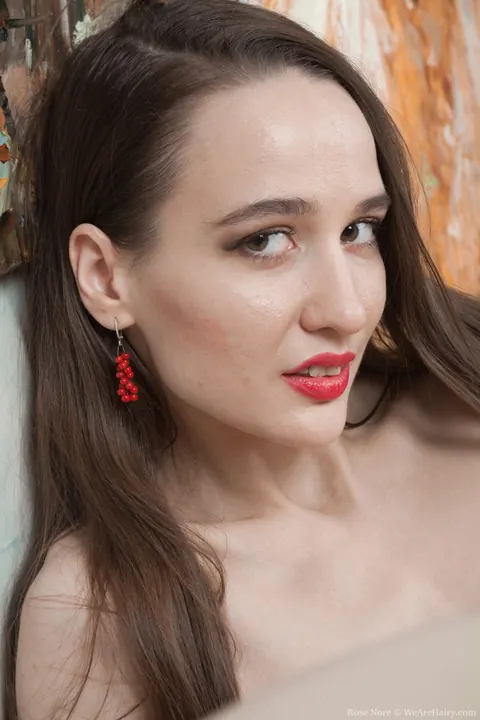 Rose Nore: Skinny Russian Brunette Strips Off Her Stockings and Spreads – photo 20 of 21