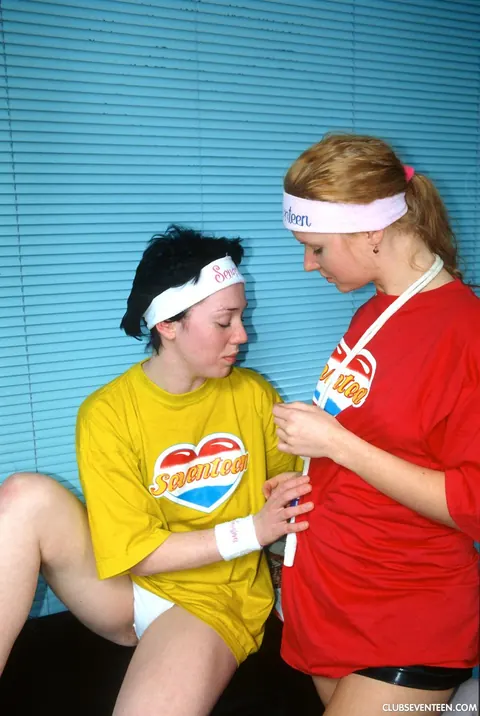 Maria Q: Slim Asian Lesbians in Panties and Socks Eat Pussy – photo 2 of 21