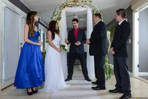 Angela White: Thick Australian Bride in a Bikini Takes Anal and a Cumshot at Her Wedding – photo 3 of 21