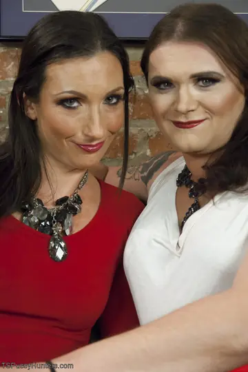 Trans Woman Fingers and Licks Partner in Bondage Sex