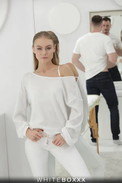 Nancy A: Petite European Blonde Gets Massaged, Licked and Fucked – photo 3 of 21