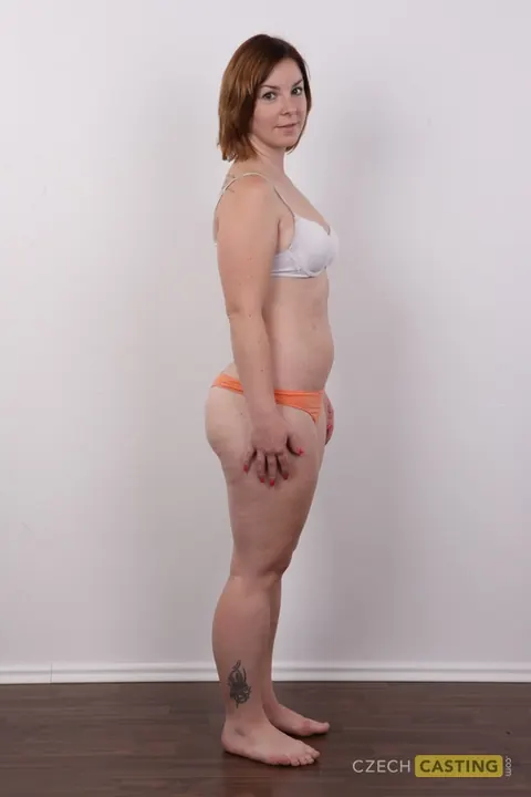 Czech Amateur Strips and Spreads Her Tattooed Body – photo 8 of 20