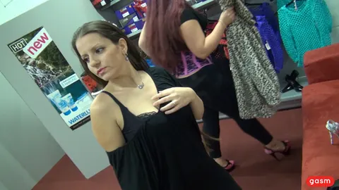 CORA KITTY: Curvy Brunette Lets Girlfriend Pull Out Her Tit Outdoors – photo 9 of 15