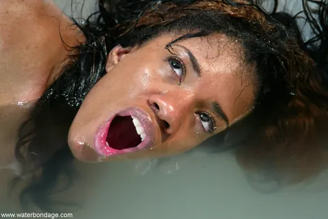 Sydnee Capri: Thick Ebony Brunette in Heels Bound in Bondage – photo 17 of 21